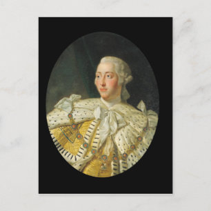 Portret van koning George III na 1760 Briefkaart
