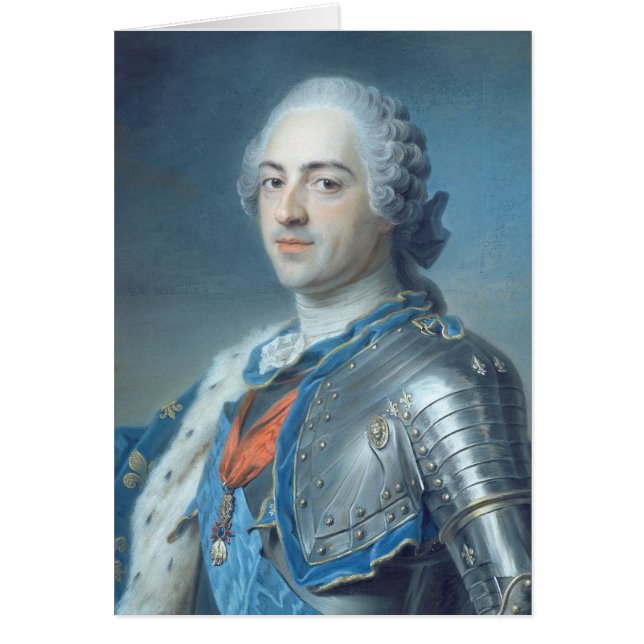 Portret van koning Louis XV 1748 (Voorkant)