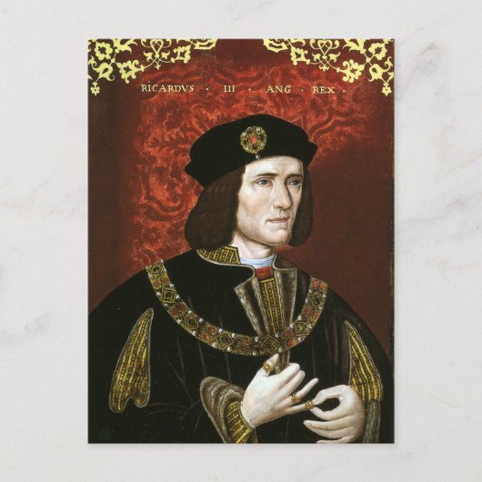 Portret van koning Richard III Briefkaart (Voorkant)