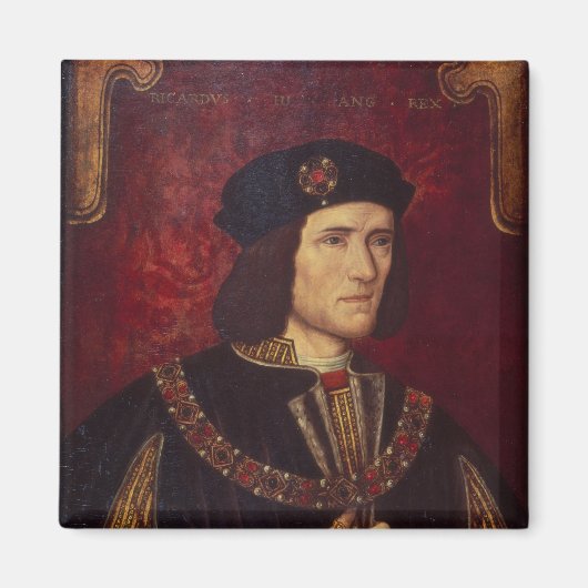 Portret van koning Richard III Magneet (Voorkant)