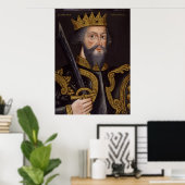 Portret van koning William I The Conqueror Poster (Thuiskantoor)