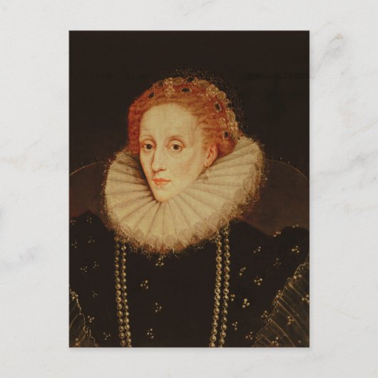 Portret van koningin Elizabeth I Briefkaart (Voorkant)