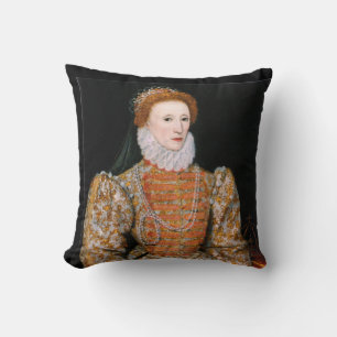 Portret van koningin Elizabeth I van Engeland Kussen