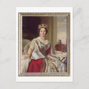 Portret van Koningin Victoria (1819-1901) 1859 (ol Briefkaart