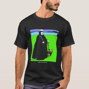 Portret van koningin Victoria en Yorkshire-terriër T-shirt