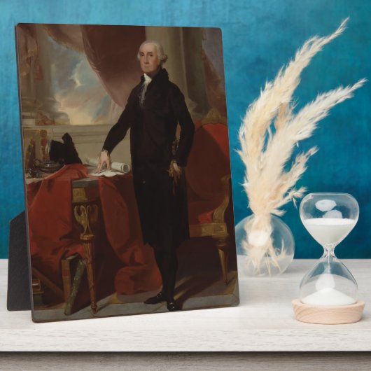 Portret van Lansdowne: Amerikaans President George Fotoplaat (Zijkant)