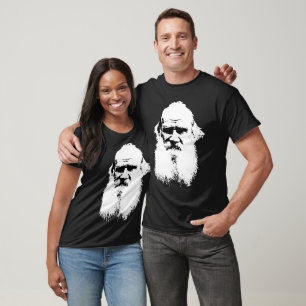 Portret van Leo Tolstoj T-shirt