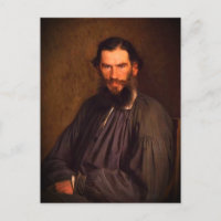 Portret van Leo Tolstoy (door Ivan Kramskoi, 1873)