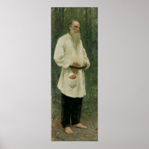 Portret van Lev Tolstoy 1901 Poster