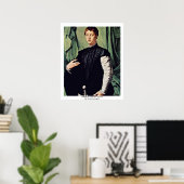 Portret van lodovico Capponi van Bronzino Angelo Poster (Thuiskantoor)