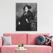 Portret van Lola Montez, 1844 Canvas Afdruk (Insitu (Woonkamer))