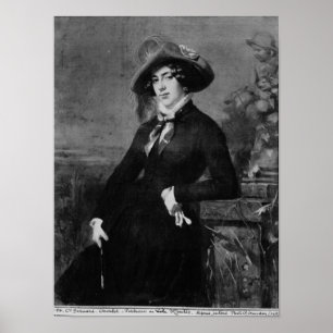 Portret van Lola Montez, 1844 Poster
