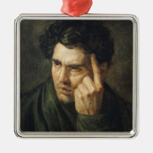 Portret van Lord Byron Metalen Ornament