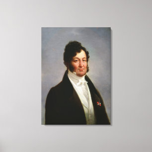 Portret van Louis-Philippe King van Frankrijk Canvas Afdruk