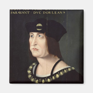 Portret van Louis XII King van Frankrijk Magneet