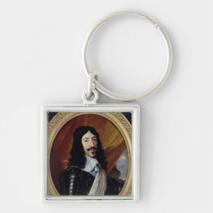 Portret van Louis XIII na 1610 Sleutelhanger