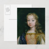 Portret van Louis XIV als kind Briefkaart (Voorkant / Achterkant)