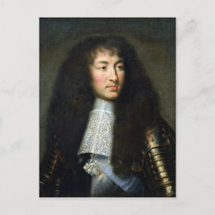 Portret van Louis XIV Briefkaart