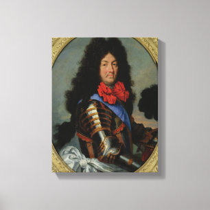 Portret van Louis XIV Canvas Afdruk