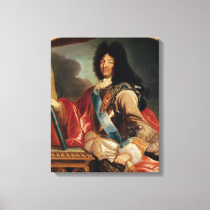 Portret van Louis XIV Canvas Afdruk
