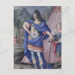 Portret van Louis XIV King van Frankrijk Briefkaart