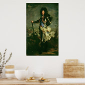 Portret van Louis XIV Poster (Keuken)