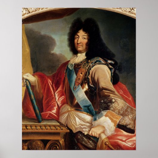 Portret van Louis XIV Poster (Voorkant)