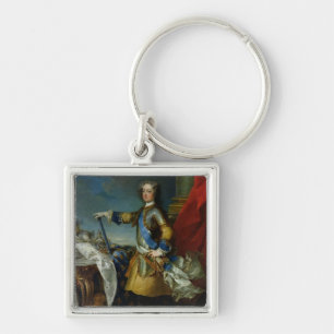 Portret van Louis XV King of France, c.1727 Sleutelhanger