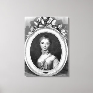 Portret van Louise Honorine Crozat du Chatel Canvas Afdruk