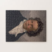  portret van Ludwig van Beethoven (1870) Legpuzzel (Horizontaal)