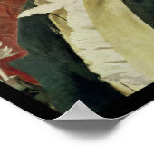 Portret van Ludwig Van Beethoven Poster (Hoek)