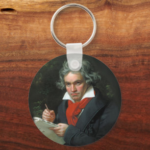 Portret van Ludwig van Beethoven Sleutelhanger