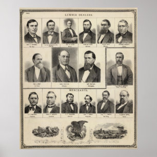 Portret van Lumber Dealers, Minnesota Poster