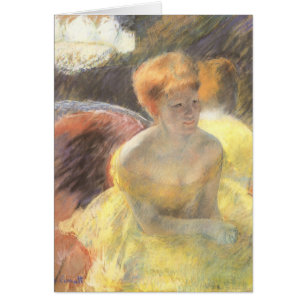 Portret van Lydia bij de opera door Mary Cassatt