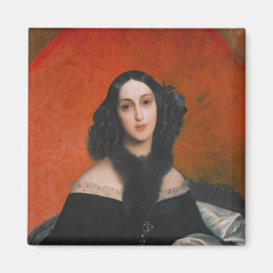 Portret van M.A. Bek, 1840 Magneet