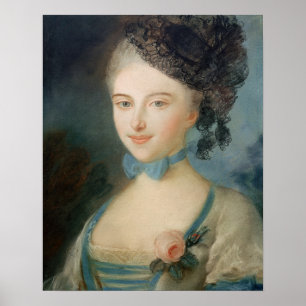 Portret van Madame Balzac, c.1798 Poster