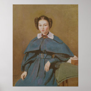 Portret van Madame Baudot, de nicht van de kunsten Poster