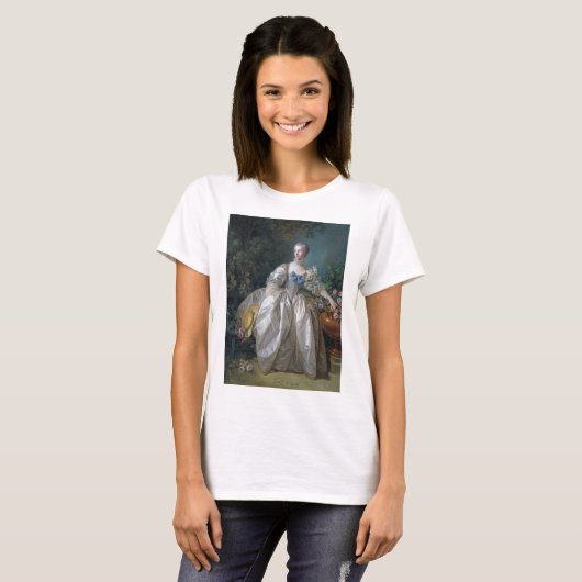 Portret van Madame Bergeret, Boucher T-shirt (Voorkant volledig)