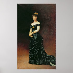 Portret van Madame Bishoffsheim, 1877 Poster