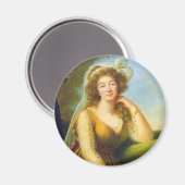 Portret van Madame du Barry Magneet (Voorkant / Achterkant)