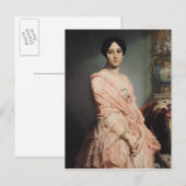 Portret van Madame F, 1850-51 Briefkaart (Voorkant / Achterkant)