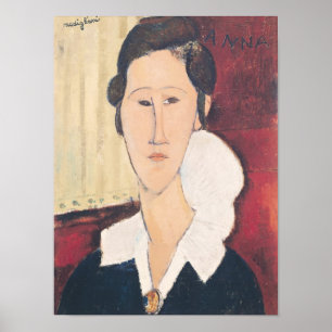 Portret van Madame Hanka Zborowska, 1917 Poster