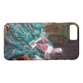 Portret van Madame Pompadour, Boucher Case-Mate iPhone Case (Achterkant (Horizontaal))