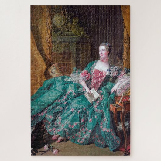 Portret van Madame Pompadour, Boucher Legpuzzel (Verticaal)