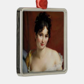 Portret van Madame Recamier Metalen Ornament (Rechts)