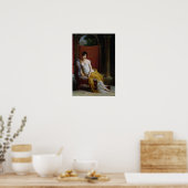 Portret van Madame Recamier Poster (Keuken)