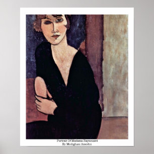 Portret van Madame Reynouard door Modigliani Amede Poster