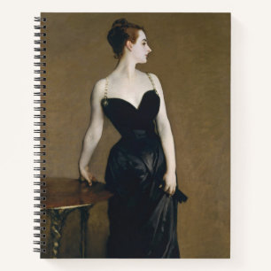 Portret van Madame X door John Singer Sargent Notitieboek