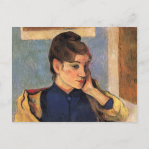 Portret van Madeline bernard - Paul Gauguin Briefkaart