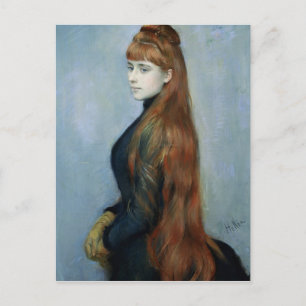 Portret van Mademoiselle Alice Guerin Briefkaart